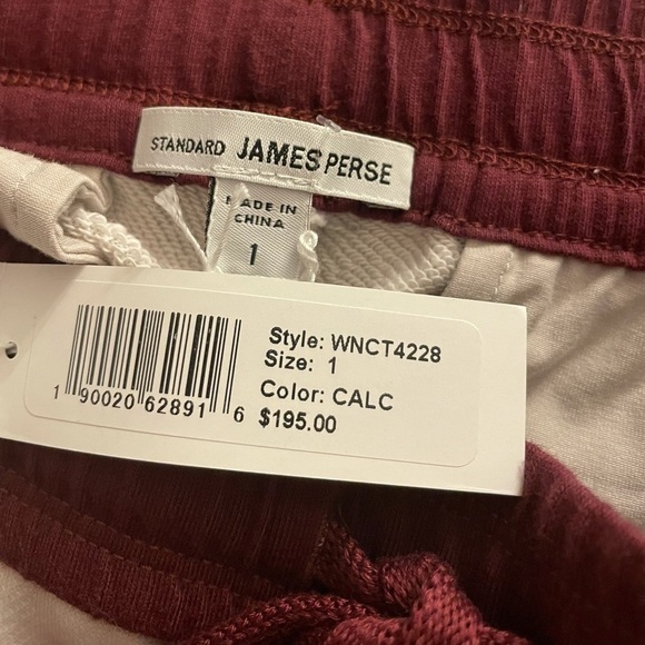 James Perse Contrast Colored Sweat Shorts Size 1 - Picture 6 of 6